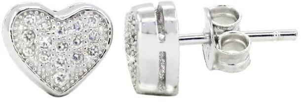 Beneto Orecchini in argento Cuori AGUP1194 donna