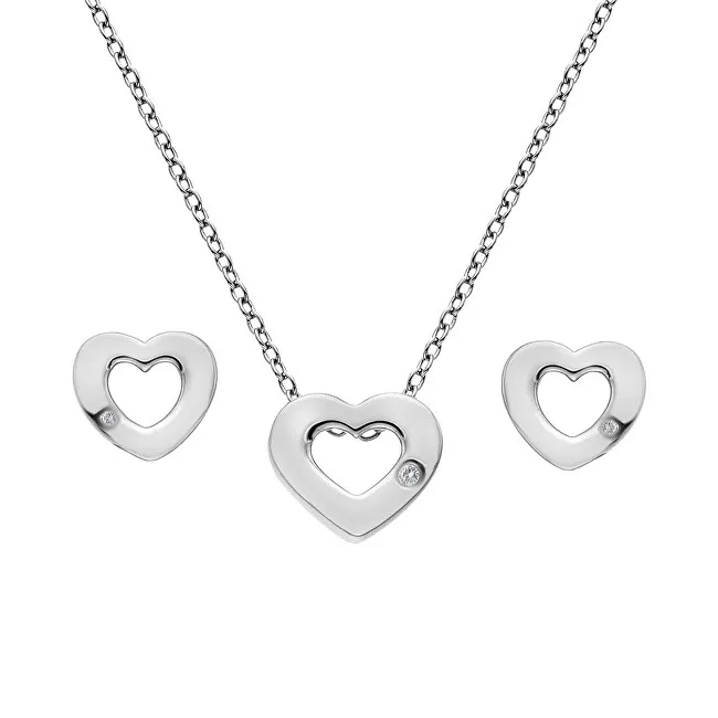Hot Diamonds Set di gioielli in argento Amulets SS136 (collan, orecchini) donna