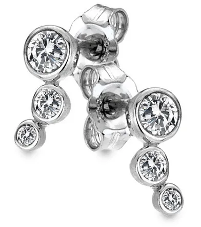 Hot Diamonds Orecchini in argento con diamanti Tender DE640 donna