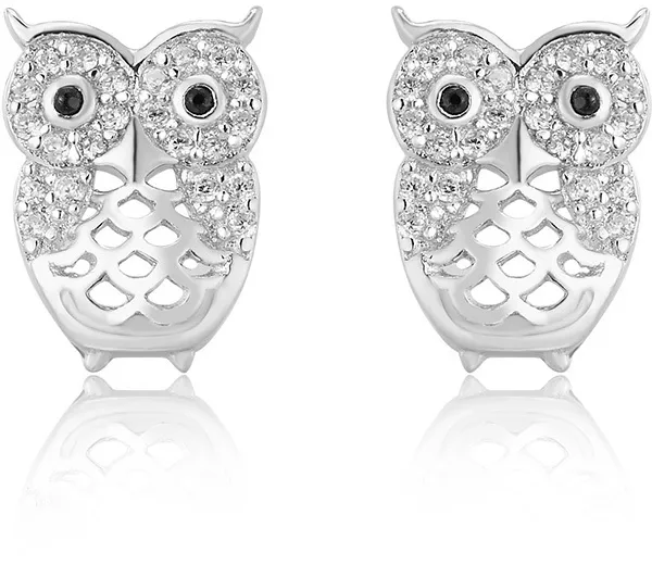Beneto Orecchini in argento Gufi AGUP1200 donna