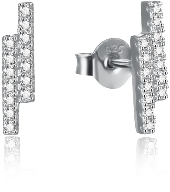 Orecchini Beneto Mini in argento malistico con zirconi trasparenti AGUP2269 donna