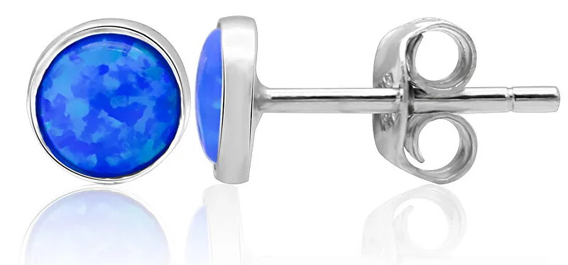 Orecchini Beneto in argento con opali sintetici AGUP2243 donna