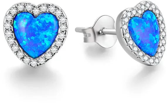 Beneto Orecchini Love con opali sintetici AGUP2258 donna