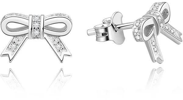 Orecchini Beneto Delicati in argento con zirconi trasparenti AGUP2253 donna
