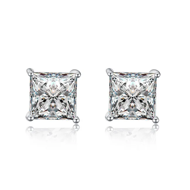 MOISS Eleganti orecchini a lobo con zirconi E00014 - Dimensioni: 0.4 x 0.4 cm donna