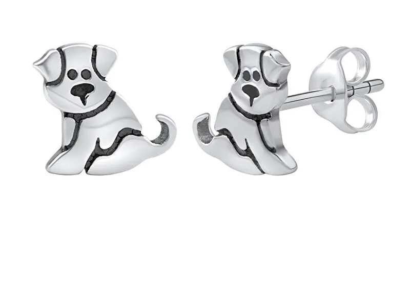 Silvego Orecchini in argento giocosi per cani PRM11725 donna