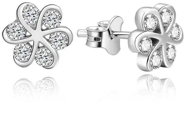 Beneto Orecchini in argento fiori AGUP1199 donna