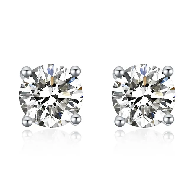MOISS Deliziosi orecchini a lobo con zirconi E000143 - Diametro: 0.6 cm donna