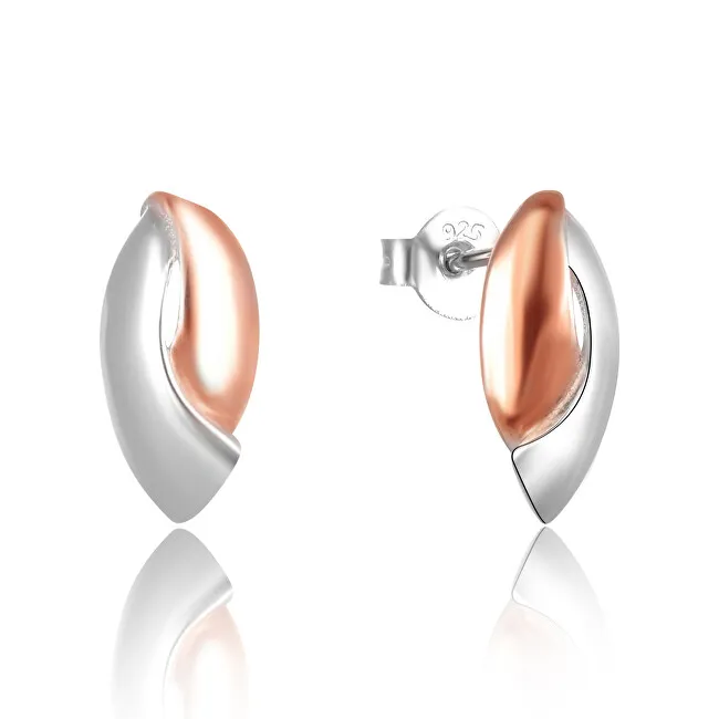 Beneto Orecchini bicolore in argento moda AGUP2611 donna