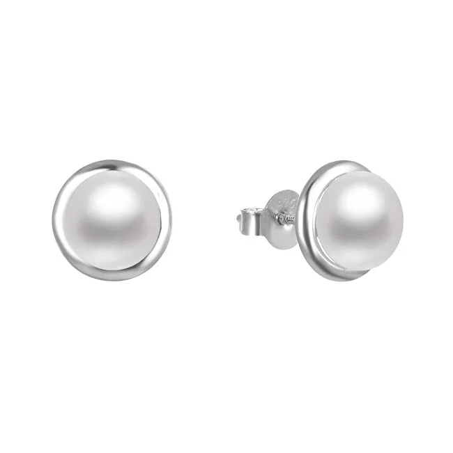 Beneto Eleganti orecchini in argento con perle AGUP2685P donna