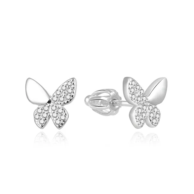 Orecchini Beneto Deliziosi in argento con zirconi Farfalle AGUP2057S donna