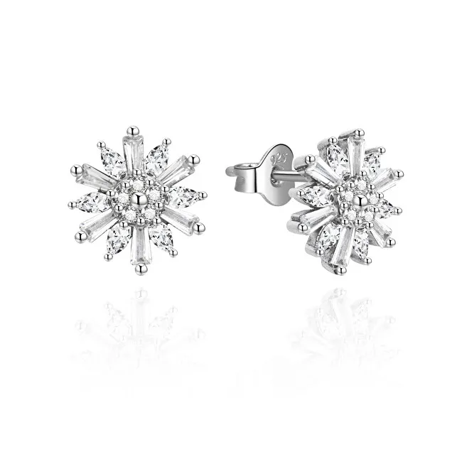 Beneto Orecchini in argento scintillanti con zirconi AGUP2725 donna