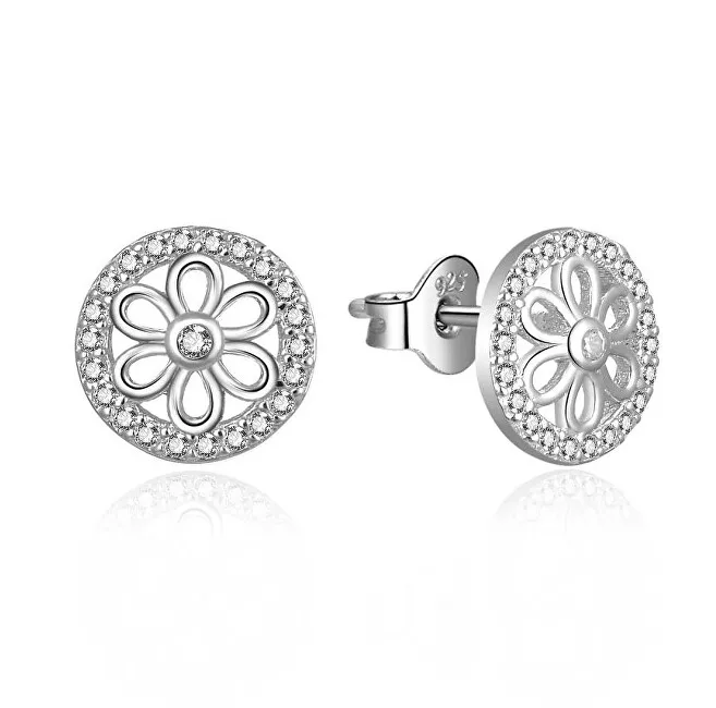 MOISS Anello in pietra naturale con zirconi Fiori E0003008 donna