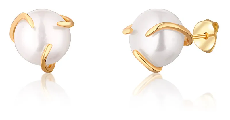 JwL Luxury Pearls Orecchini placcati oro con perla di fiume JL0737 donna