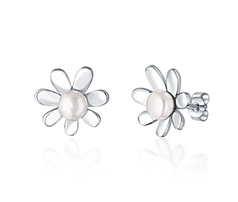 JwL Luxury Pearls Deliziosi orecchini con vere perle di fiume Flowers JL0774 donna