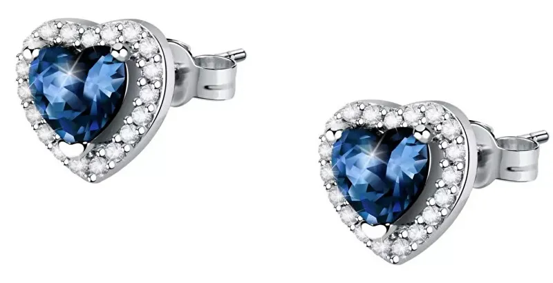 Morellato Orecchini a bottone in argento Cuore Tesori SAVB08 donna