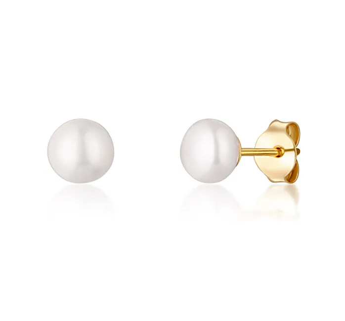 JwL Luxury Pearls Orecchini placcati oro giallo con perle di fiume autentiche JL0767 donna