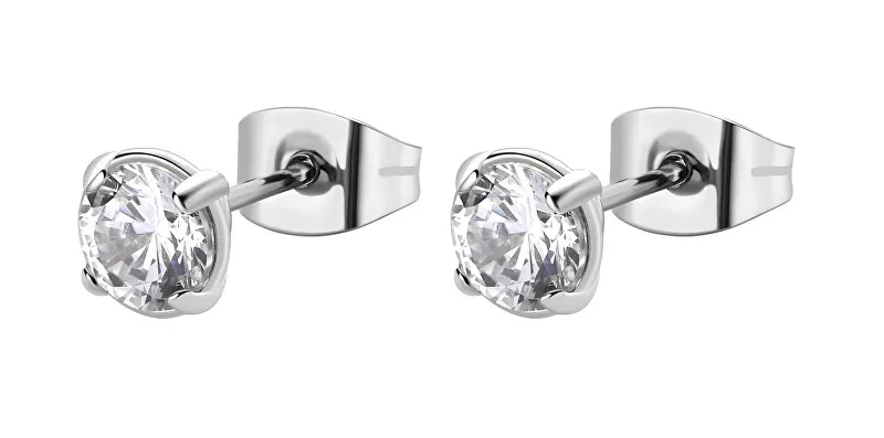 Orecchini Brosway in acciaio lucido con zirconi Desideri BEIE005 donna