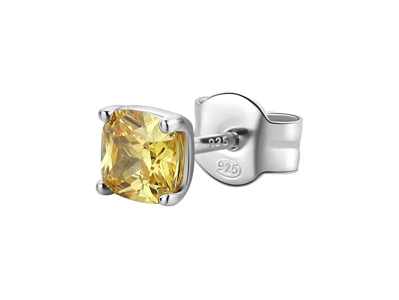 Brosway Eleganti orecchini singoli in argento Fancy Energy Yellow FEY06 donna