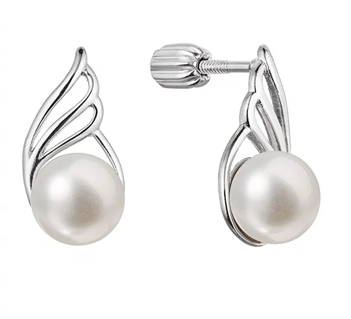 Evolution Group Orecchini in argento coordinati con perla di fiume 21093.1B donna