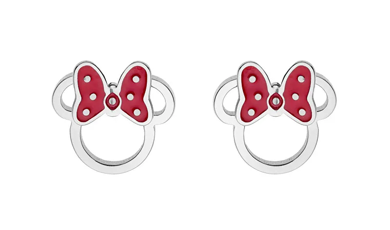 Disney Deliziosi orecchini in acciaio Minnie Mouse E600191NRL.CS donna