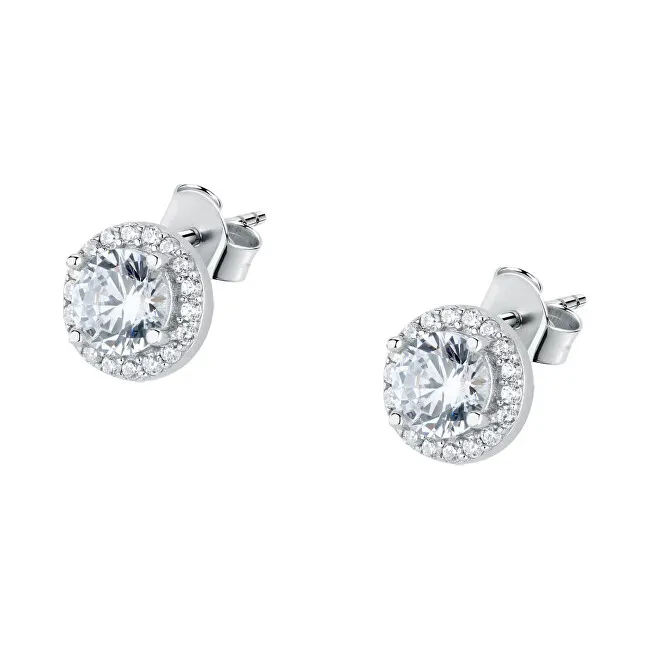 La Petite Story Eleganti orecchini in argento con zirconi Argento LPS01AWV02 donna