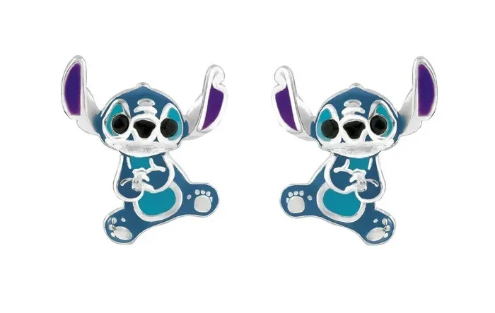 Disney Orecchini a bottone in argento Stitch Lilo & Stitch ES00037SRHL.CS donna
