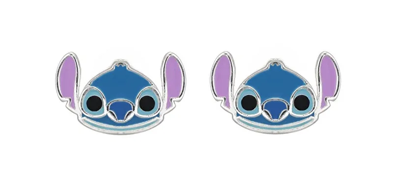 Disney Orecchini in argento coordinati Stitch Lilo & Stitch ES00097SRHL.CS donna