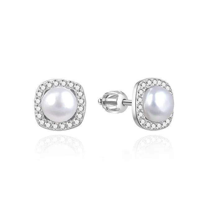 Agato Eleganti orecchini in argento con perle AGUP3550PS donna