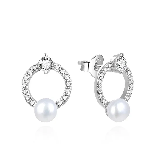 Agato Eleganti orecchini in argento con perla AGUP3494P donna