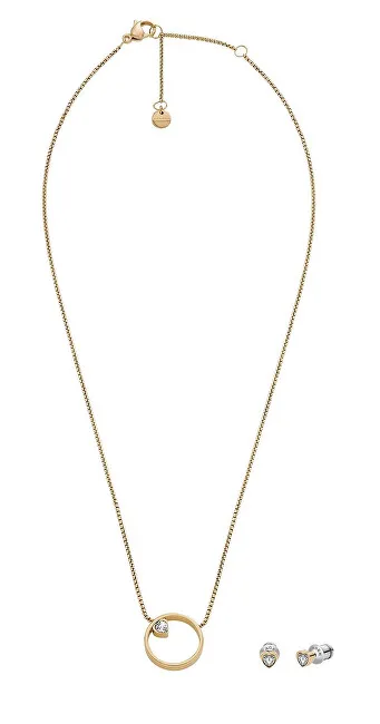 Skagen Set di gioielli romantici placcati in oro Kariana SKJB1014SET donna