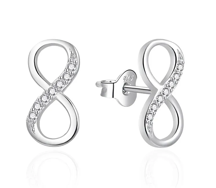 Agato Orecchini in argento Infinity con zirconi AGT-E079PW donna