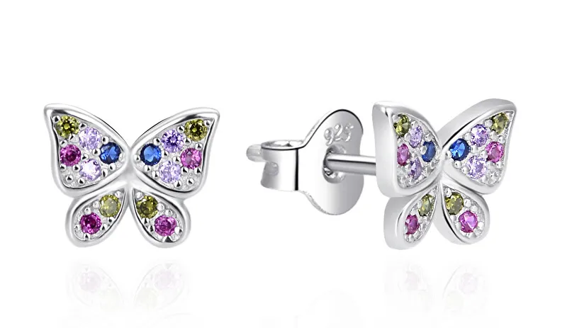 Orecchini Agato Graziosi e farfalla in argento AGT-E070PC donna