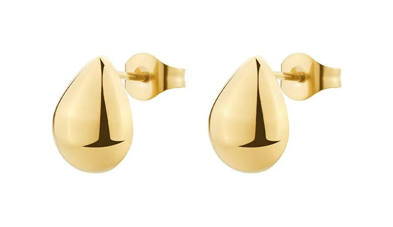 Brosway Eleganti orecchini placcati oro Tear Drop Perfect BPC41 donna