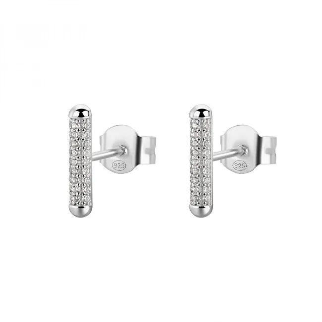 Rosato Orecchini in argento con zirconi Bars Bianca RZBI70 donna