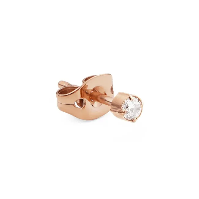 Daniel Wellington Orecchino singolo in bronzo con cristallo DW00400859 donna