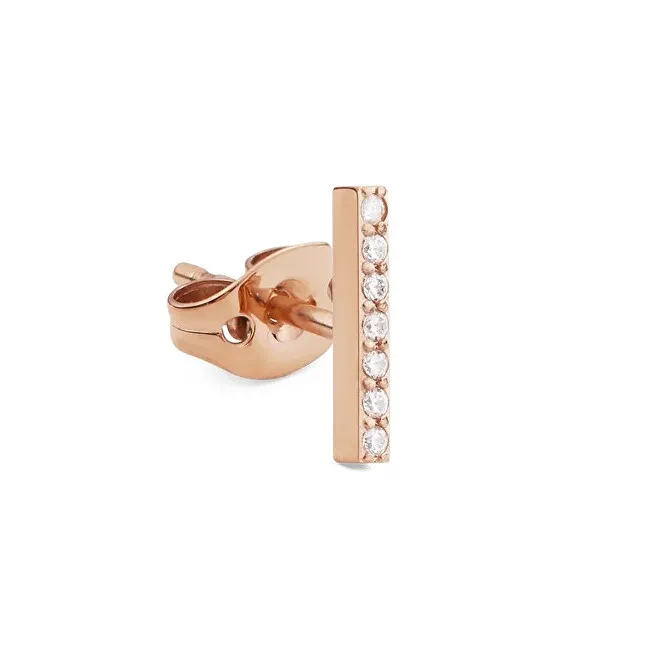 Daniel Wellington Orecchino singolo in bronzo Bar con cristallo DW00400860 donna