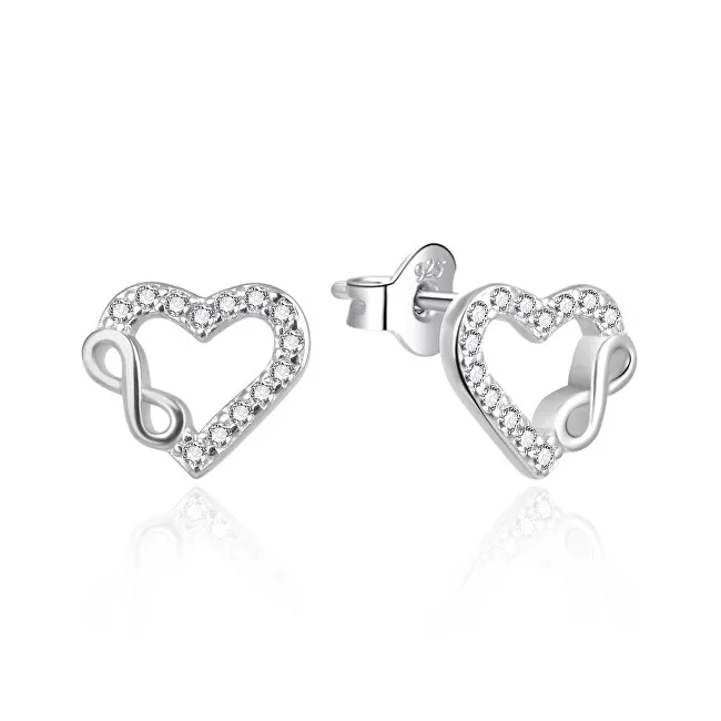 Agato Orecchini in argento Cuori con infinito AGT-E230PW donna