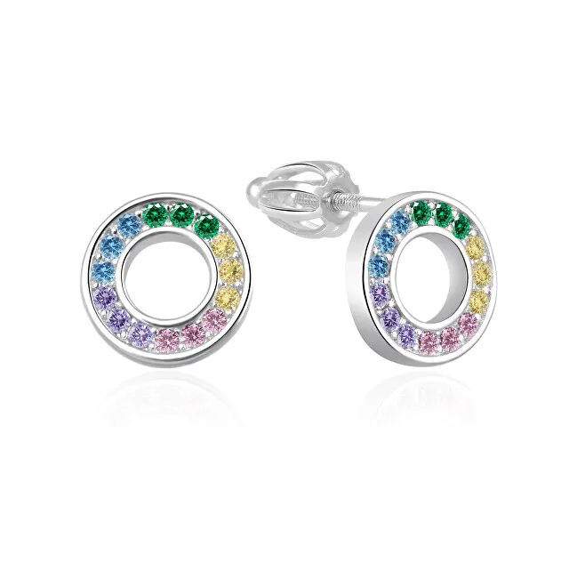 Agato Orecchini in argento con zirconi colorati Wheels AGT-E231SC donna