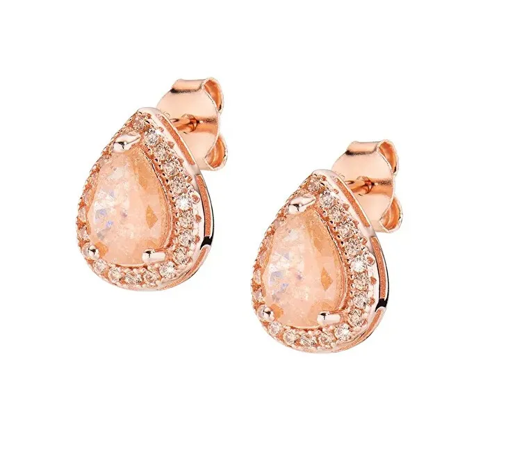 Amen Orecchini a goccia placcati oro scintillanti ECRGRCCHCHZ donna