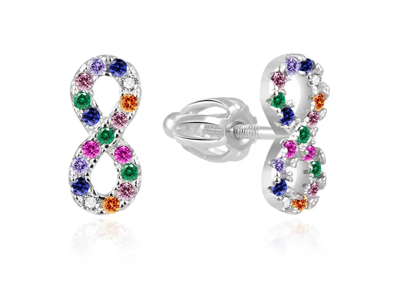 Agato Orecchini scintillanti in argento Infinity AGT-E171SC donna