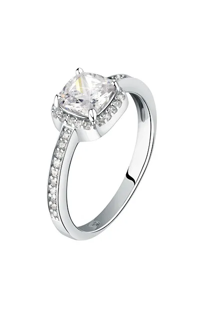 Morellato Anello Tesori SAIW1150 in argento scintillante con zirconi cubici - Diametro: 54 mm donna