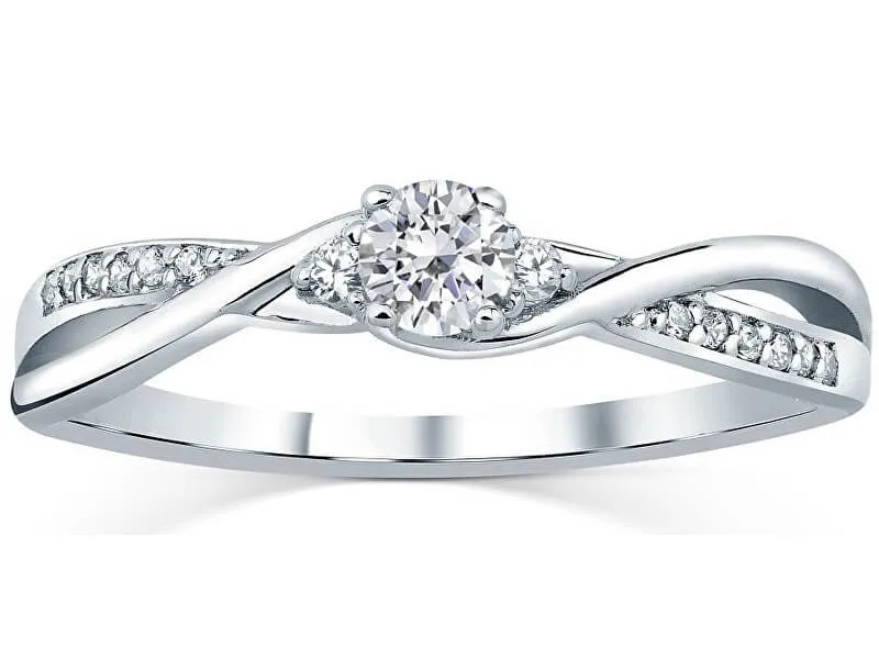 Anello Silvego in argento con cristalli Swarovski FNJR085sw - Diametro: 50 mm donna