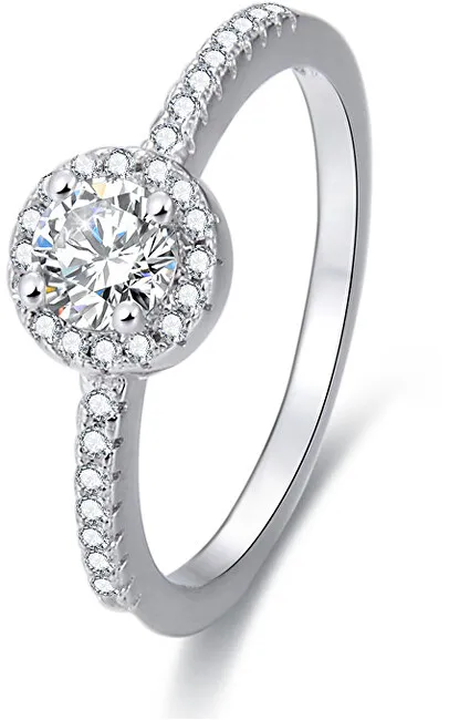 Benet Anello in argento con cristilla AGG194 - Diametro: 58 mm donna