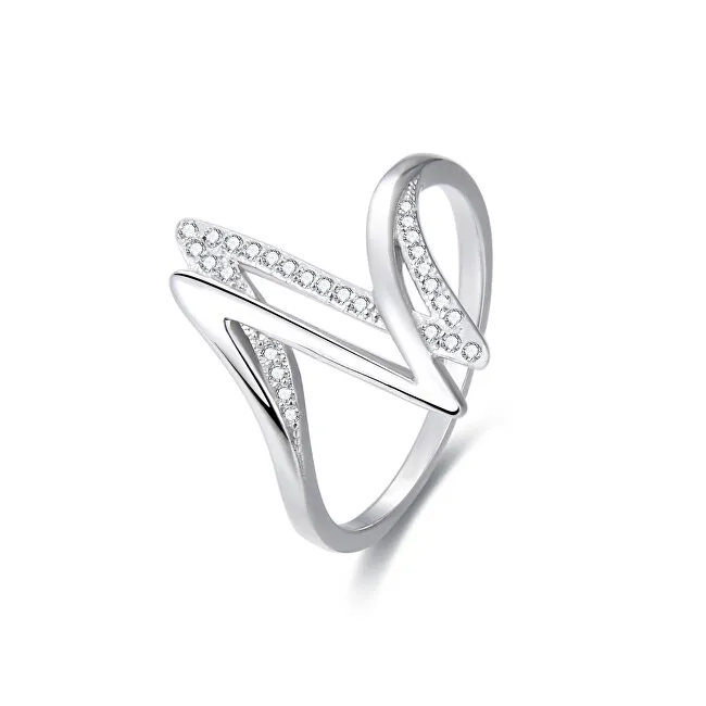 Benet Anello in argento con zirconi AGG143 - Diametro: 62 mm donna