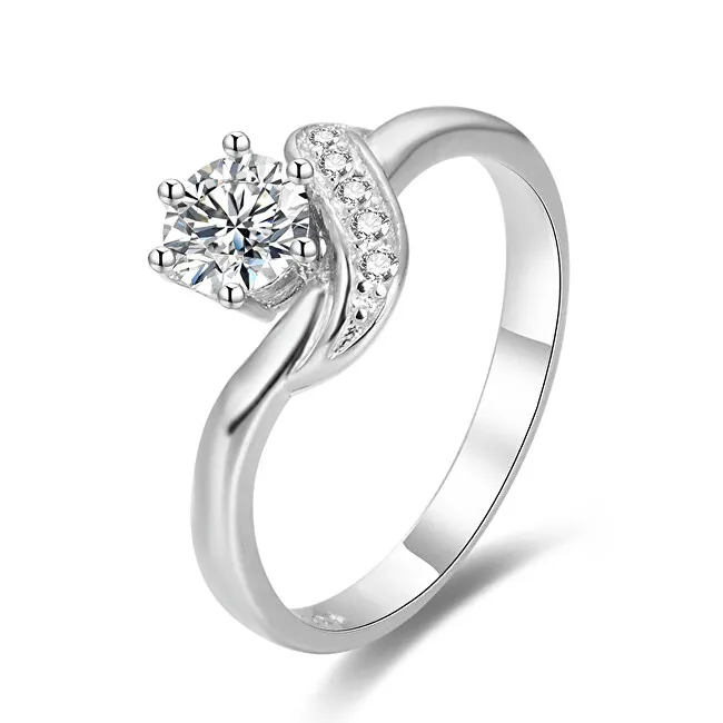 Benet Anello in argento con zirconi AGG345 - Diametro: 52 mm donna