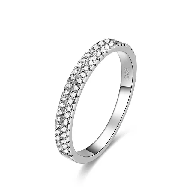 Benet Anello in argento con zirconi AGG337 - Diametro: 54 mm donna