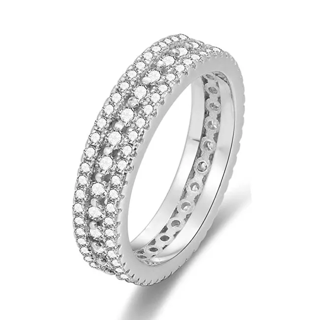 Benet Anello in argento con zirconi AGG325 - Diametro: 54 mm donna