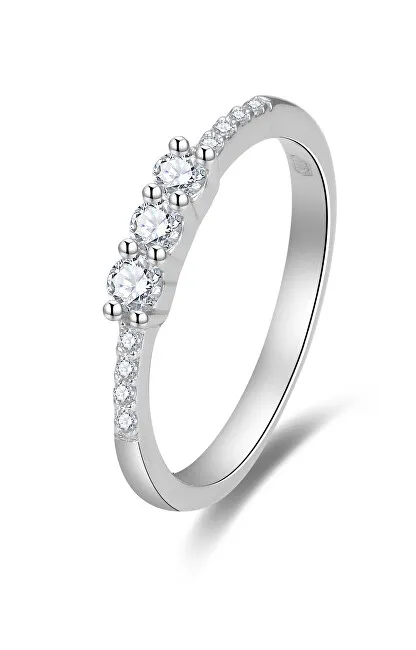 Beneto Anello di fidanzamento scintillante con zirconi AGG464 - Diametro: 50 mm donna