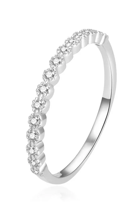 Beneto Anello in argento pregiato con zirconi AGG362 - Diametro: 56 mm donna